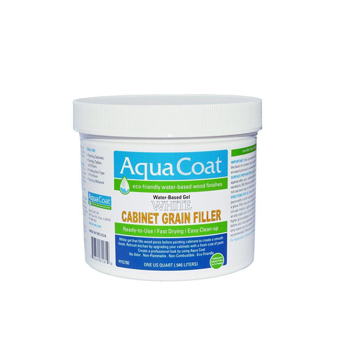 aqua coat cabinet grain filler, available at JC Licht in Chicago, IL.