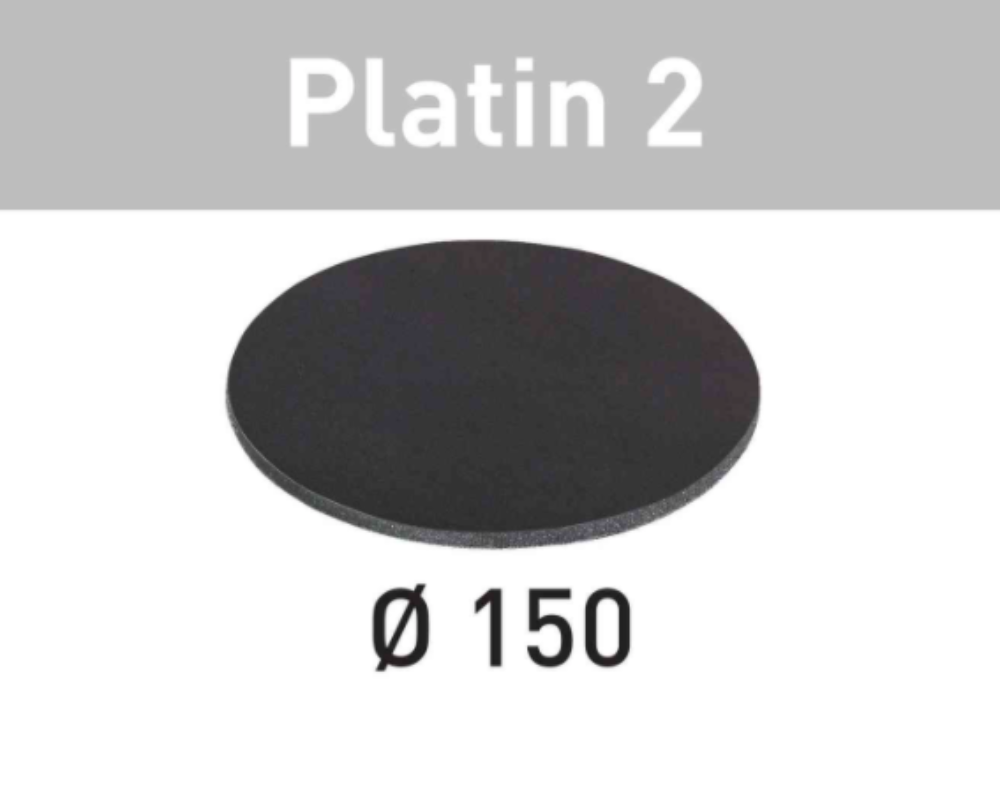 Abrasive sheet Platin 2 STF D150/0 S500 PL2/15 | JC Licht