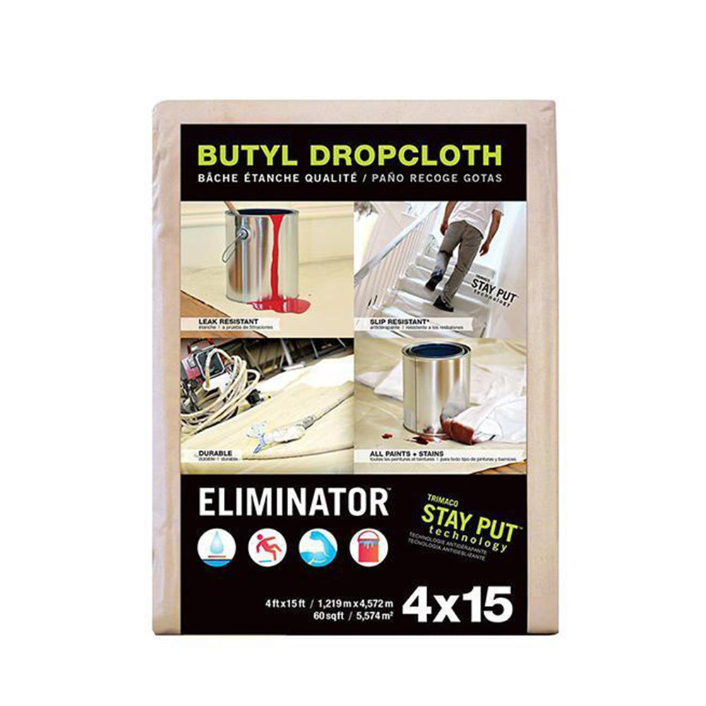 Trimaco Eliminator Butyl Drop Cloth, available at JC Licht in Chicago, IL.