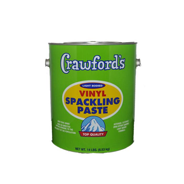 Crawford's Spackling Paste, available at JC Licht in Chicago, IL.