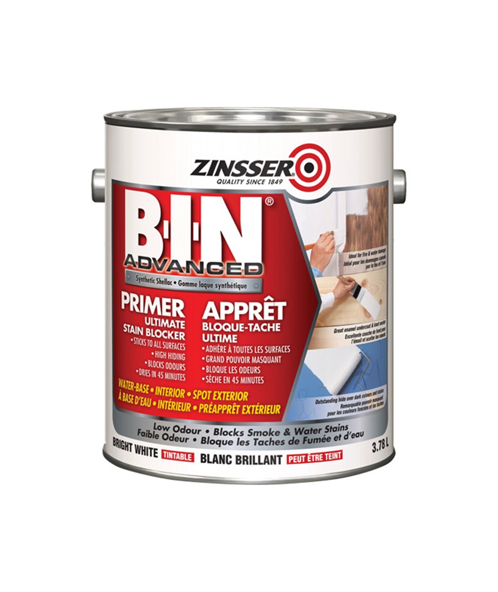 Zinsser BIN Primer Sealer, available at JC Licht in Chicago, IL.