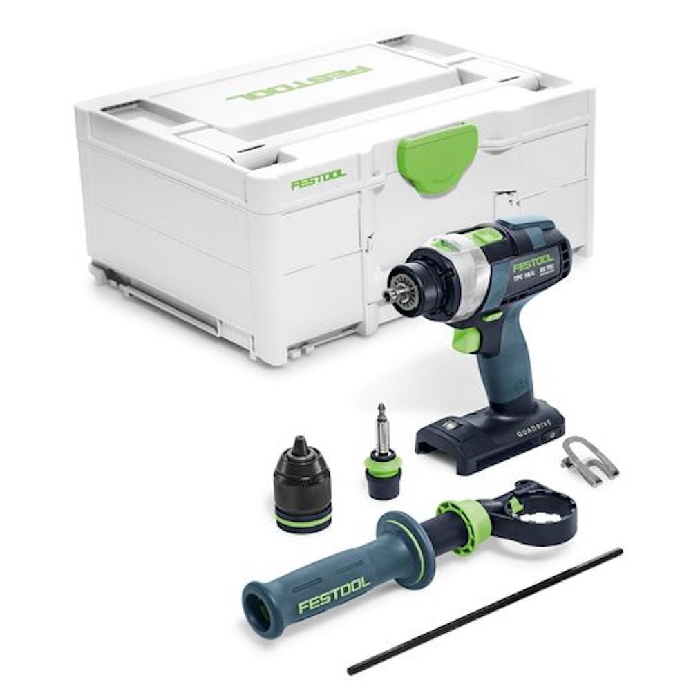 Festool Cordless Drill TPC 18/4 I-Basic QUADRIVE available at The Color House locations across Rhode Island.