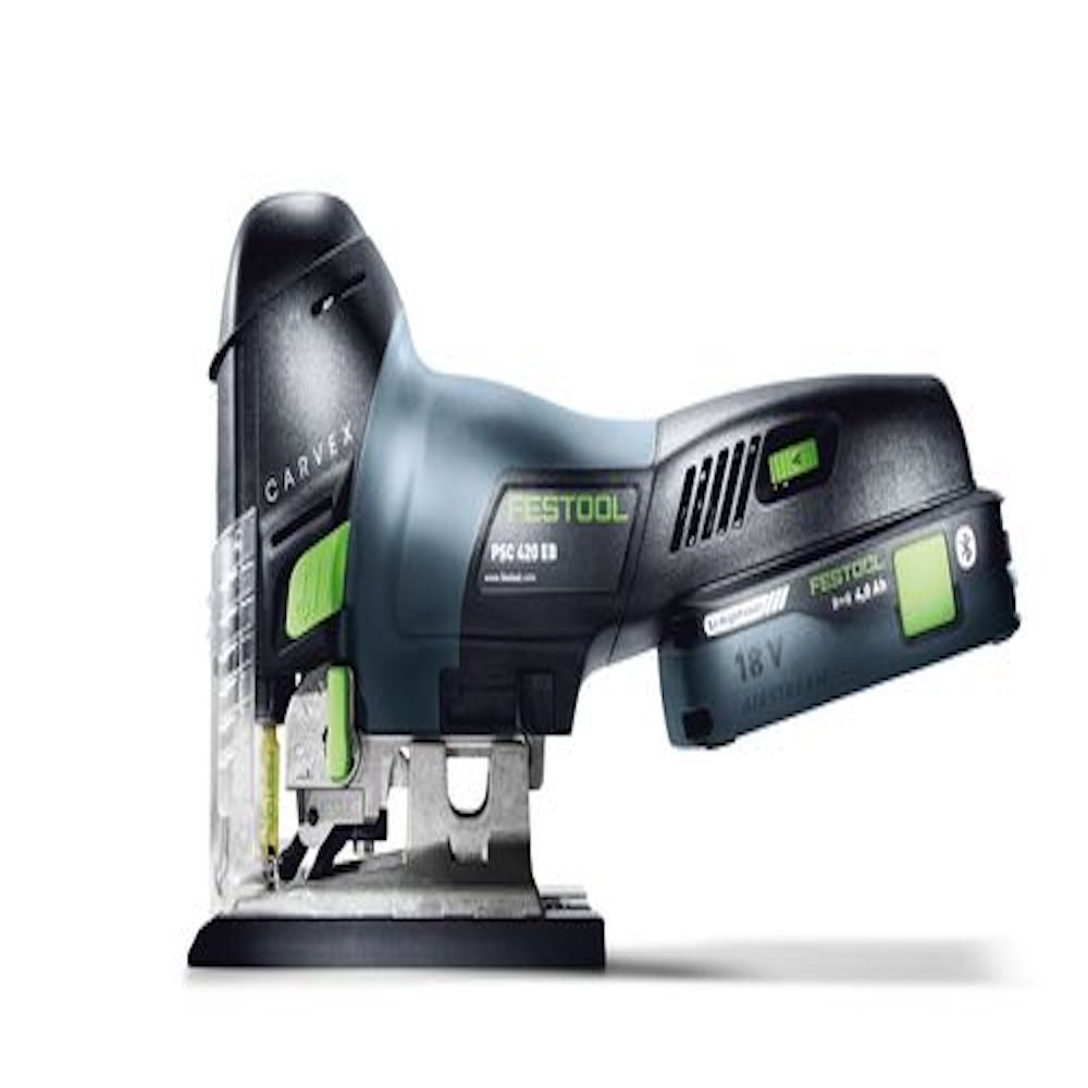 Festool Cordless Jigsaw PSC 420 HPC 4,0 EBI-Plus CARVEX available at The Color House locations across Rhode Island.