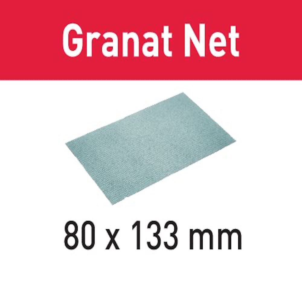 Festool Abrasive net STF 80x133 P100 GR NET/50 Granat Net available at JC Licht
