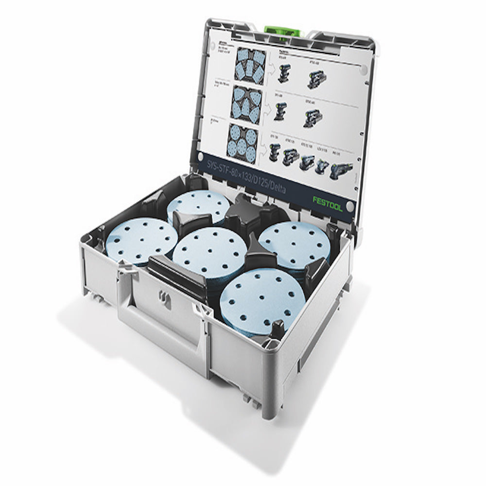 Festool Systainer³ Abrasive Set SYS-STF D125 GR Set available at The Color House locations across Rhode Island.